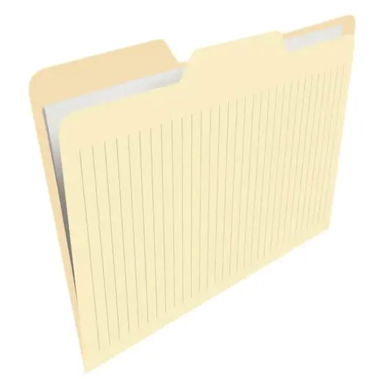 Find It Trading Manila Ruled File Folder, 12ct. {1}