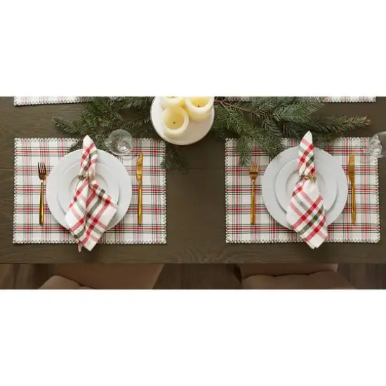 DII&reg; Embellished Jolly Tree Placemats, 4ct. {9}