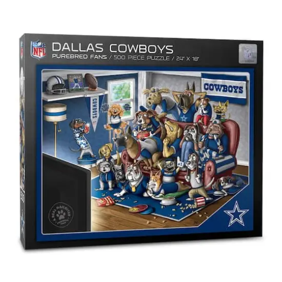 NFL Purebred Fans A Real Nailbiter 500 Piece Puzzle Dallas Cowboys {1}