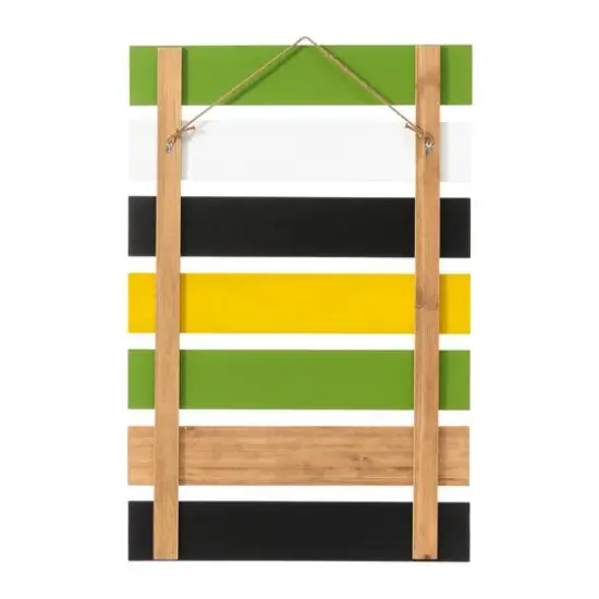 Glitzhome&reg; 36" Rustic Wooden Porch Rules Sign {8}