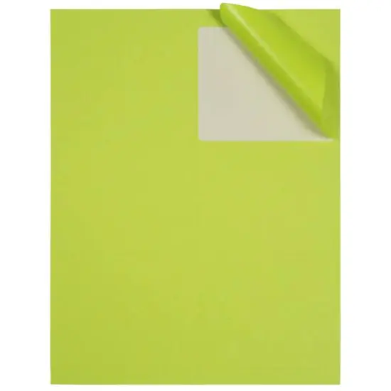 JAM Paper Adhesive Shipping Labels, 3.33" x 4" Ultra Lime Green {5}