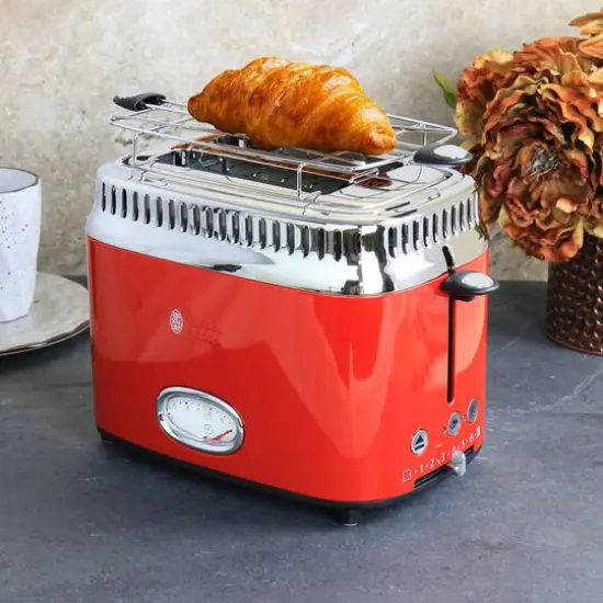 Russell Hobbs Retro Style 2 Slice Toaster Red {7}