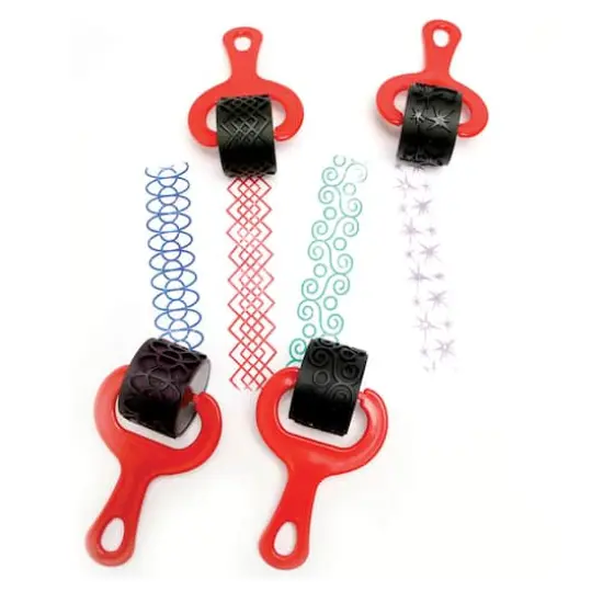 Ready 2 Learn® Paint & Clay Red Explorer Rollers, 2 Set of 4 {3}