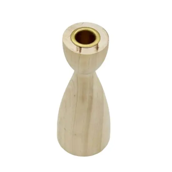 Wood Hourglass Taper Candle Holder by Ashland&reg; {3}
