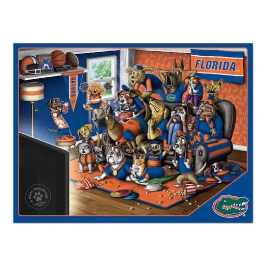College Football Purebred Fans A Real Nailbiter 500 Piece Puzzle Florida Gators {5}