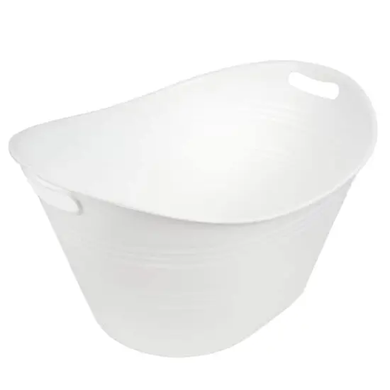 Large Plastic Ice Tub by Ashland&reg; White {1}