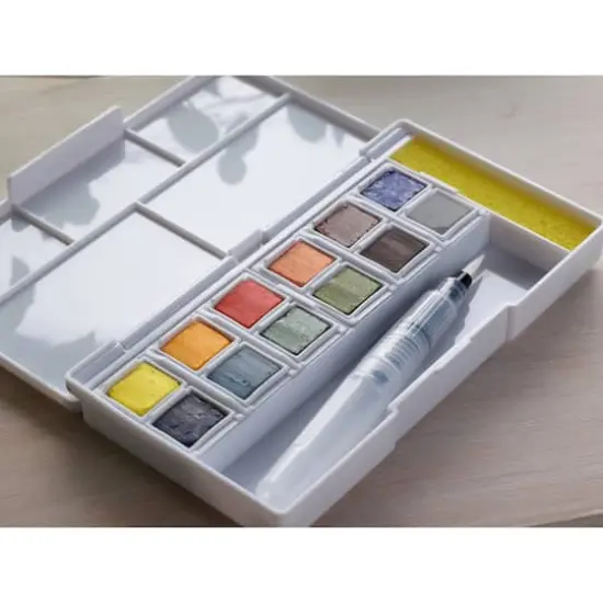Derwent Line & Wash Paint Pan 12 Color Set {8}