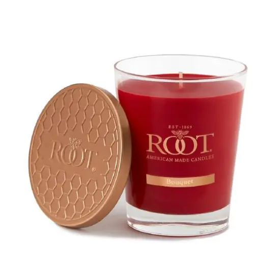 Root Candles 10.5oz. Large Scented Honeycomb Veriglass Jar Candle Bouquet {1}