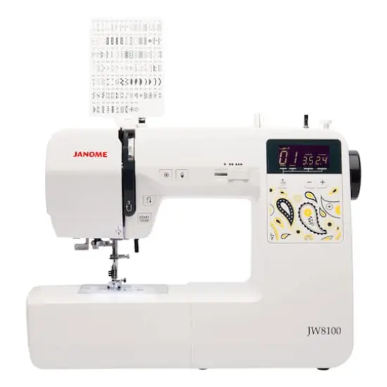 Janome JW8100 Computerized Sewing Machine with 100 Stitches {10}
