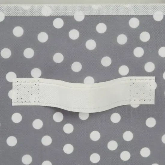 DII&reg; 11" Gray & White Dots Storage Cube, 2ct. {8}