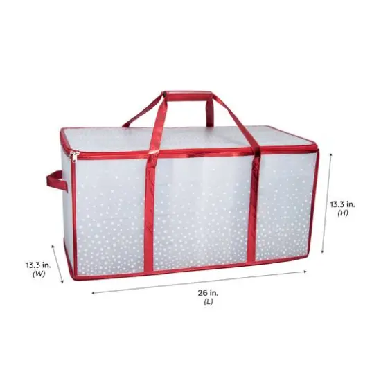 Simplify Red & White 128ct. Ornament Storage Organizer {6}