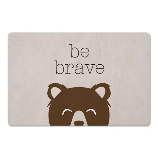 18" x 27" Be Brave Floor Mat {1}