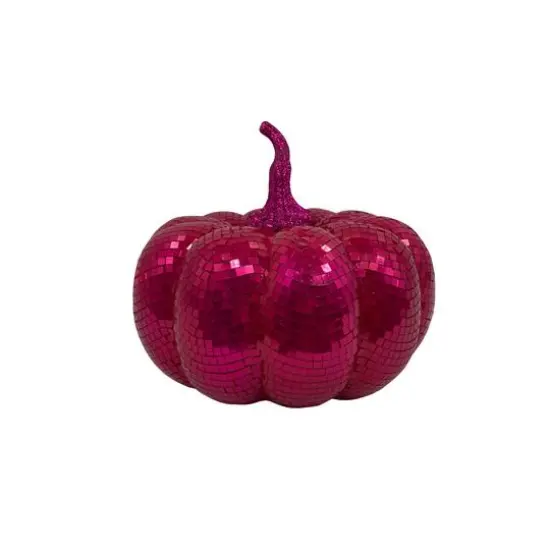 8.25" Disco Pumpkin Tabletop D&eacute;cor by Ashland&reg; Pink {3}