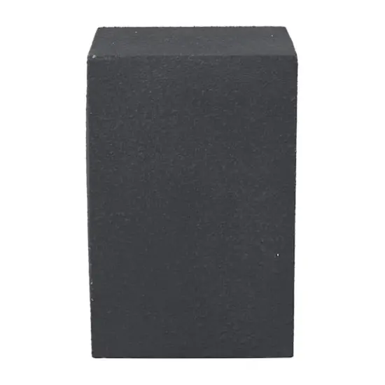 Black Contemporary Garden Stool, 17" x 17" x 24" {6}