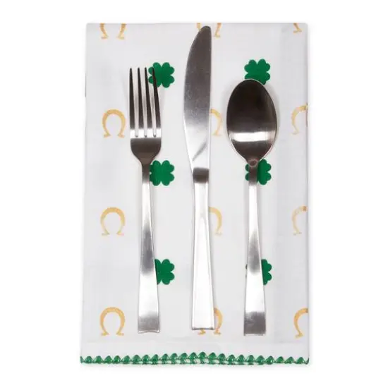 DII&reg; Clover Horseshoe Printed Napkins, 4ct. {4}