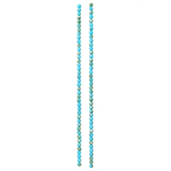 Aqua Mix Small Glass Faceted Round Beads, 3mm by Bead Landing&trade; {4}