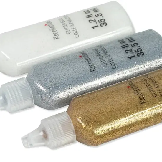Mixed Glitter Glue, 3ct. by Recollections&trade; Metallic {5}
