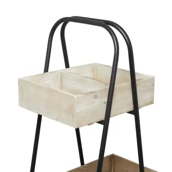 Brown Fir Modern Farmhouse Plantstand, 56" x 32" x 13" {5}