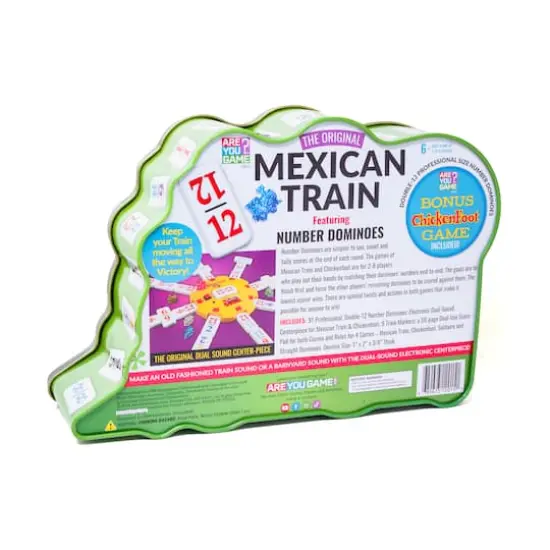 The Original Mexican Train Featuring Number Dominoes - Bonus Chickenfoot Game Included {3}