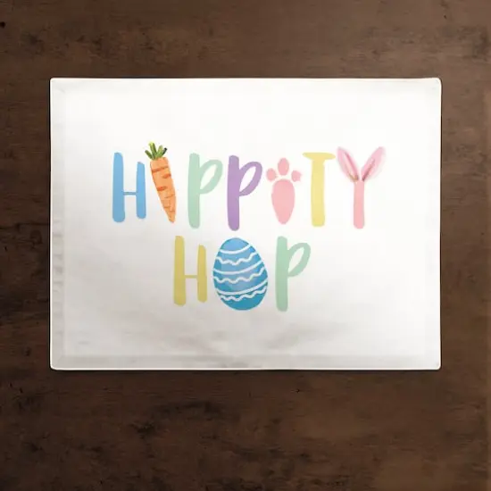 Hippity Hop 14" x 18" Poly Twill Placemat {3}
