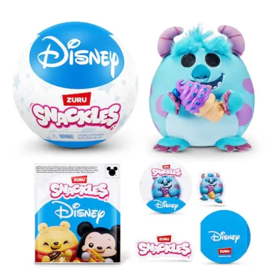 Snackles Disney&reg; 5" Plushie Blind Pack {3}