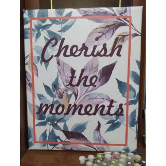 Crafting Spark Painting By Numbers Kit Cherish The Moment {10}