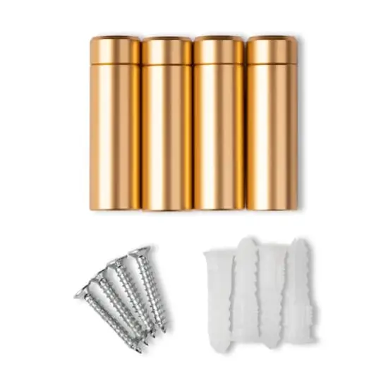 Wexel Art Mondrian 59" Double Panel Wallscape Set Gold {6}