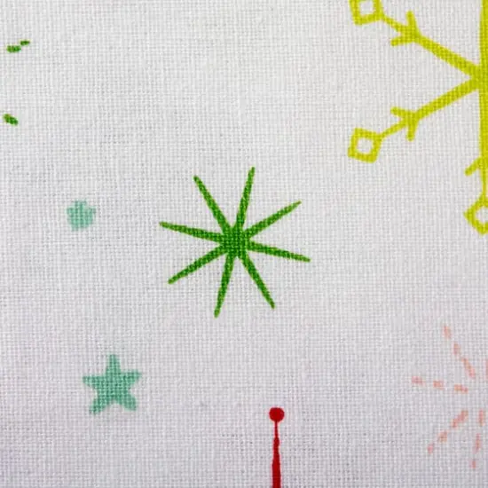 DII&reg; 52" Christmas Star Print Tablecloth {6}
