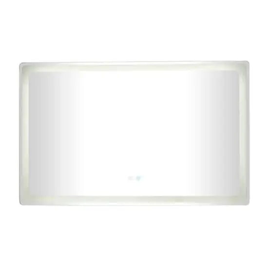 Clear Glass Modern Anti Fog Mirror, 47" x 2" x 30" {1}