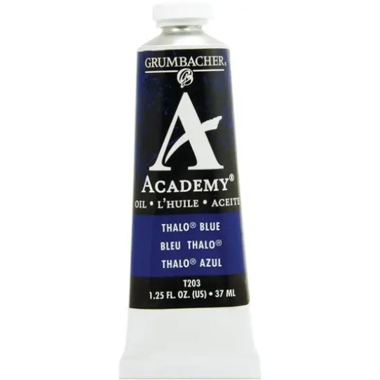Grumbacher&reg; Academy&reg; Oil Color, 37mL Thalo Blue Shade {1}