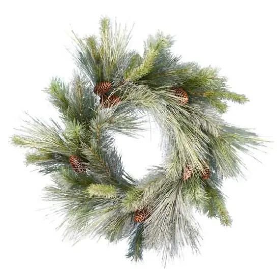 30" Frosted Myers Pine Artificial Christmas Wreath {1}