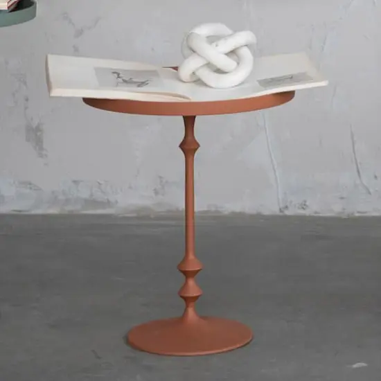 Hello Honey&reg; 22.5" Sculptural Metal Side Table Sienna {4}