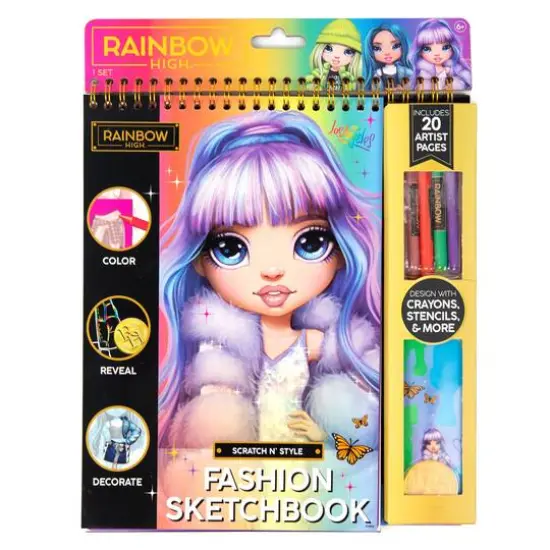 Rainbow High Scratch 'n Style Fashion Sketchbook {1}