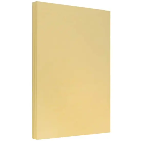 JAM Paper Recycled Legal Parchment Paper, 100 Sheets Antique Gold {2}