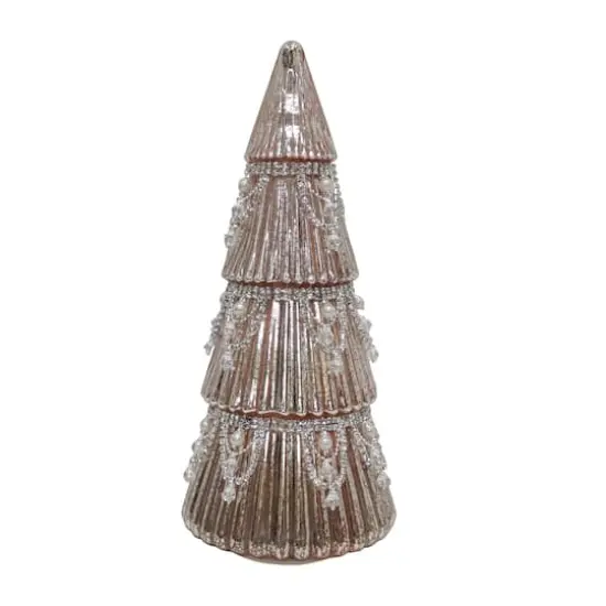 LED Glass Crystal Tree Tabletop D&eacute;cor by Ashland&reg; Pink {1}