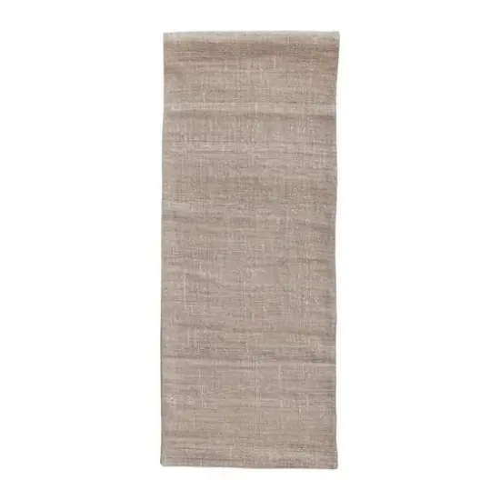 Hello Honey&reg; 72" Natural Woven Hemp Fiber & Cotton Rectangle Table Runner {1}
