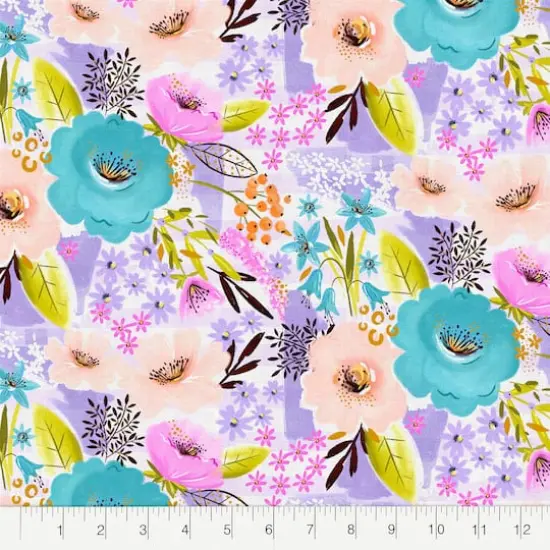 Fabric Editions Floral Cotton Fabric {3}