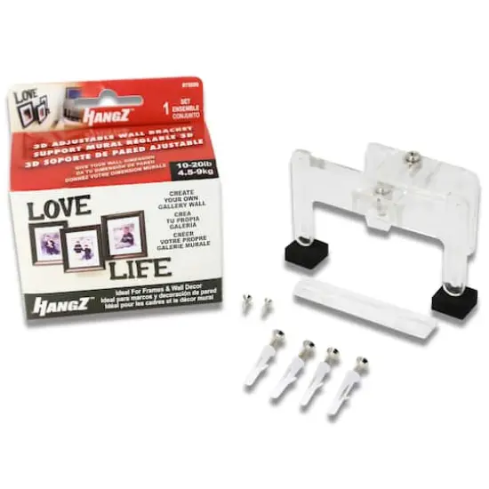 HangZ&trade; 10-20lb. 3D Adjustable Wall Bracket {1}