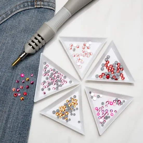 SS20 Round Hotfix Austrian Crystals by Bead Landing™, 40ct. Light Siam {3}