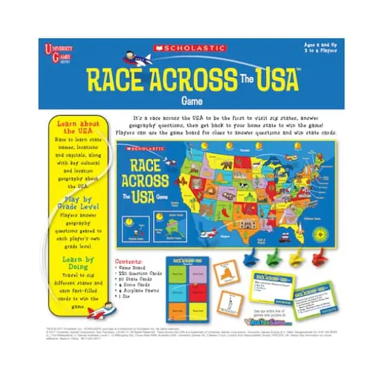 Scholastic Race Across the USA&trade; Game {4}