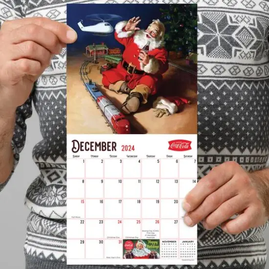 TF Publishing 2024 Coca-Cola Mini Calendar {6}