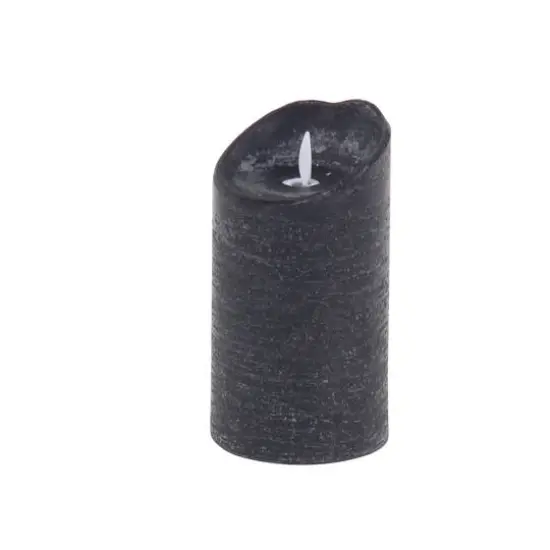 Black Traditional Wax Flameless Candle, 3ct. {6}