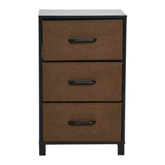 Household Essentials 26" 3-Drawer Dresser Black {6}