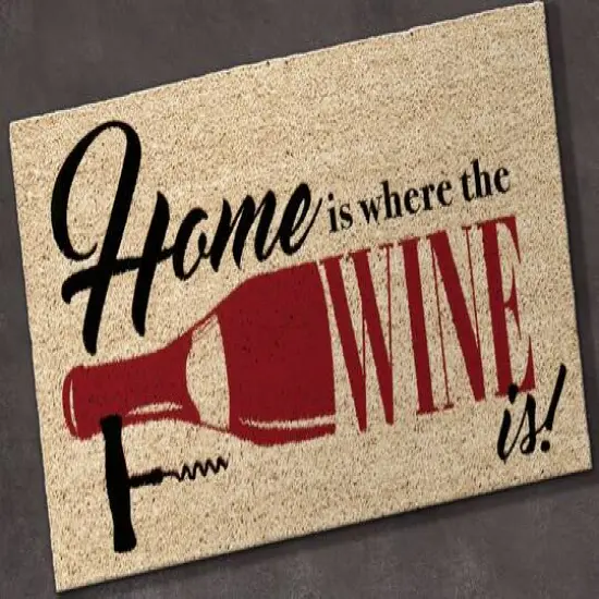 DII&reg; Home Is Where The Wine Is Doormat {5}
