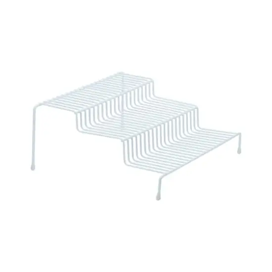 Kitchen Details 10" 3-Tier Spice Rack Shelf OrganizerWhite {1}