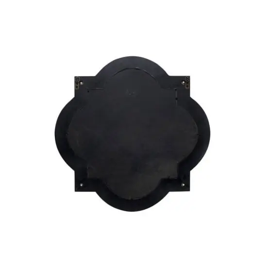 White Farmhouse Wood Wall Mirror, 30" x 30" {7}