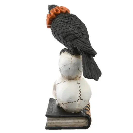 11" Crow & Skulls Halloween D&eacute;cor {5}