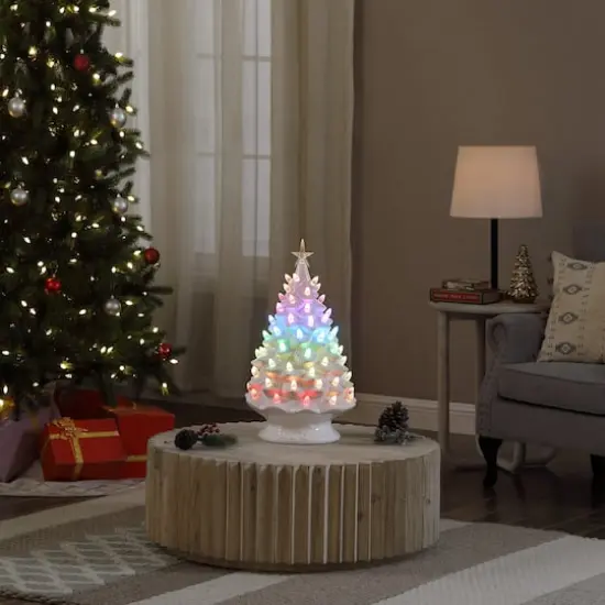 Mr. Christmas 24" Nostalgic Ceramic Tree with RGB Lightshow {3}