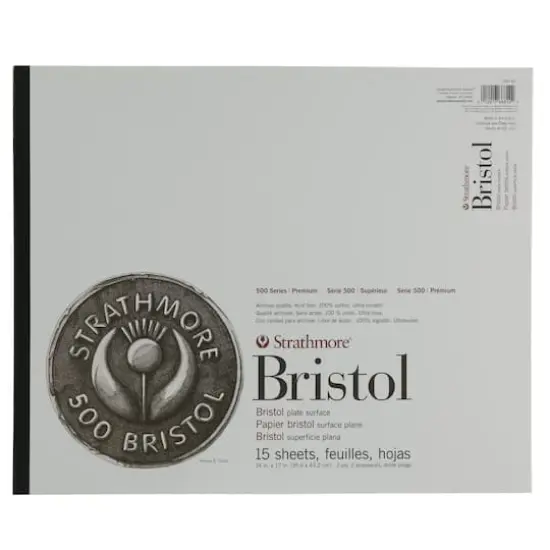 Strathmore&reg; 500 Series Bristol Plate Paper Pad {3}