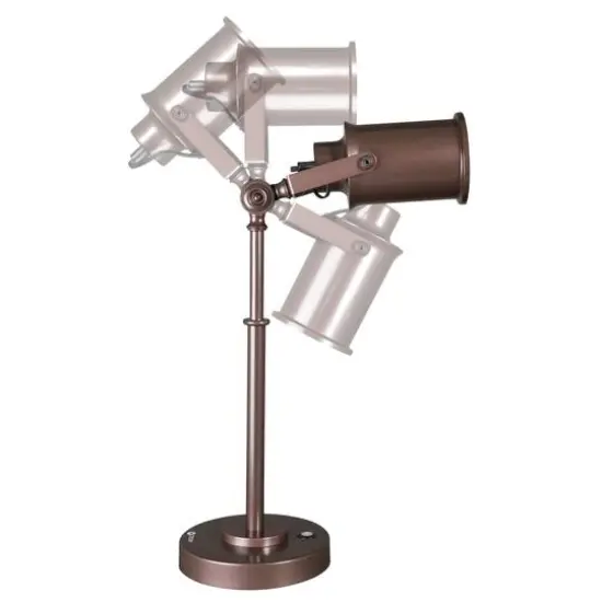 OttLite Wellness Series 22" Bronze Restore LED Desk Lamp {6}